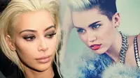 Miley Cyrus Olok Rambut Pirang Kim Kardashian