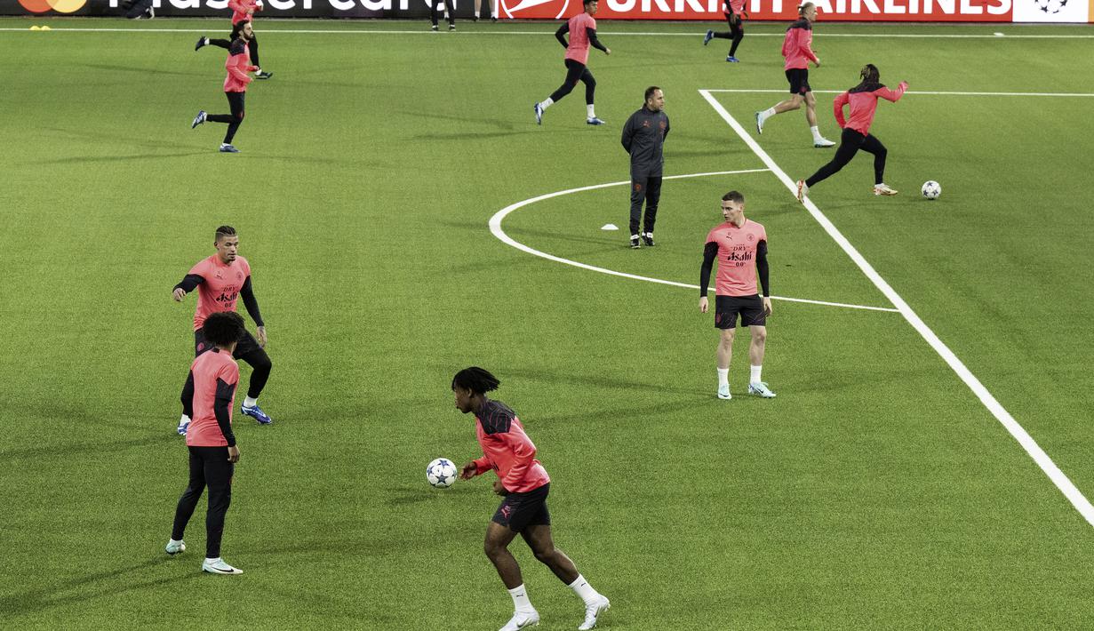 Manchester City akan menantang wakil Swiss, Young Boys  pada matchday ketiga Grup G Liga Champions 2023/2024 di Stadion Wankdorf Stadium, Bern, Kamis (26/10/2023) dini hari WIB. (Peter Schneider/Keystone via AP)