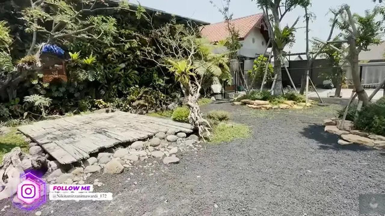 Model Kolam di Taman Rumah Soimah yang Luas Banget, Asri dengan Detail Artistik