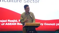 Ketua ASEAN Business Advisory Council (ASEAN-BAC) Arsjad Rasjid menghadiri Forum Global Future Fellows (GFF): Food Security di Royal Ambarrukmo, Yogyakarta.