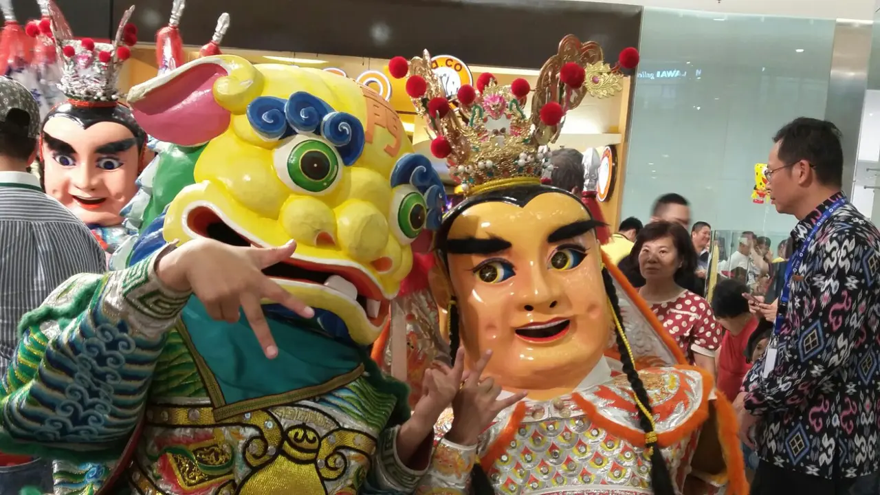 Ondel-ondel Taiwan yang Unik Nan Enerjik
