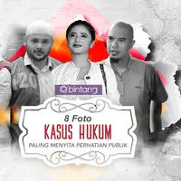 Beberapa selebriti banyak terlibat kasus hukum. Tahun ini, kasus hukum didominasi oleh kasus narkoba. Banyak terlibat narkoba, ada juga kasus pencemaran nama baik hingga menjadi saksi kasus penipuan. (DI: Muhammad Iqbal Nurfajri/Bintang.com)