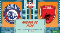 Shopee Liga 1 - Arema FC Vs PSM Makassar (Bola.com/Adreanus Titus)
