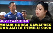 VIDEO: Jawaban AHY Soal Masuk Bursa Cawapres Ganjar Pranowo