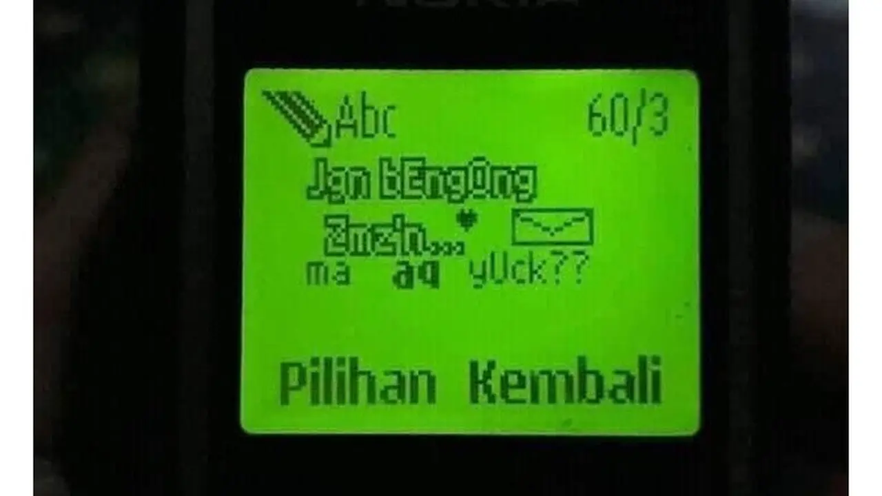 6 Potret SMS Bergambar Ini Jadul Banget, Bikin Nostalgia