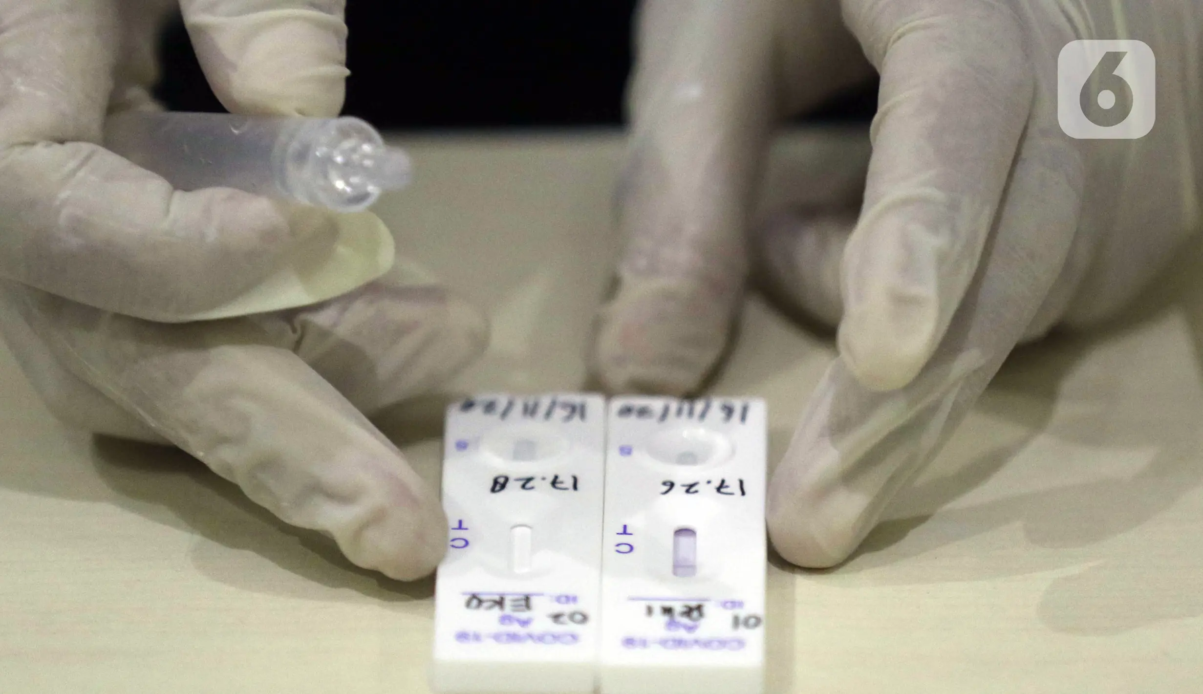 FOTO: Cegah Penyebaran COVID-19, Pewarta Jalani Rapid Test Antigen ...