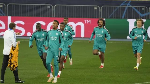 Intip Benzema Cs Latihan Jelang Hadapi Shakhtar Donetsk