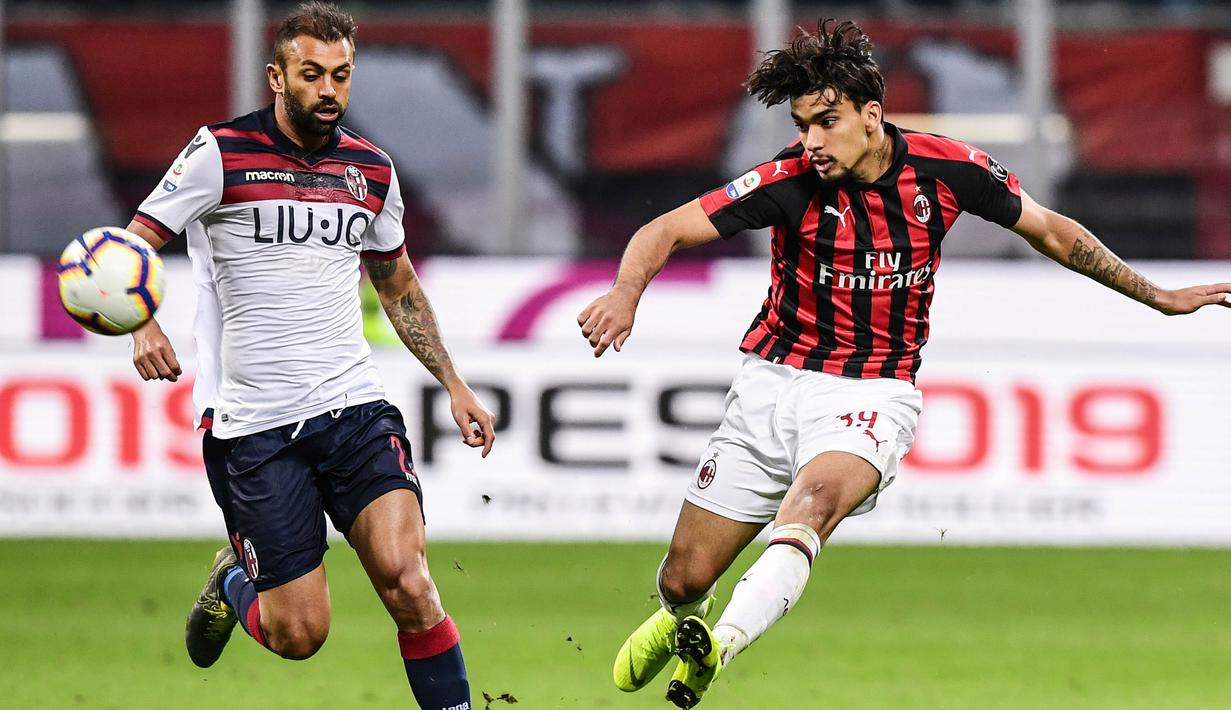 3. Lucas Paqueta - Pemain berusia 23 tahun ini merapat ke San Siro pada Januari 2019. Saat itu Paqueta ditebus dari Flamengo dengan harga 38,40 juta euro atau setara dengan Rp660 miliar. (AFP/Miguel Medina)