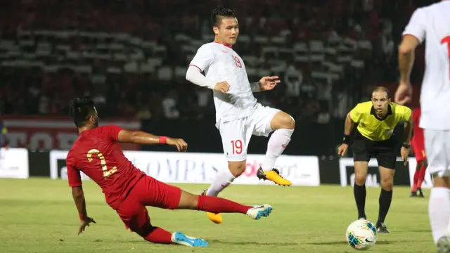 Timnas Indonesia Vs Vietnam di Stadion Kapten I Wayan Dipta, Gianyar, Selasa (15/10/2019).