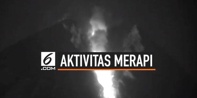 VIDEO: Merapi Dua Kali Luncurkan Guguran Lava Pagi Ini