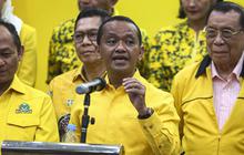 FOTO: Momen Bahlil Lahadalia Tegaskan Jokowi dan Gibran Tak Masuk Kepengurusan Partai Golkar