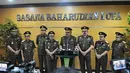 Jaksa Agung Basrief Arief  merotasi 145 pejabat pada jajaran eselon II dan III di Korps Adyaksa. Rabu (28/5/14) (Liputan6.com/Johan Tallo)