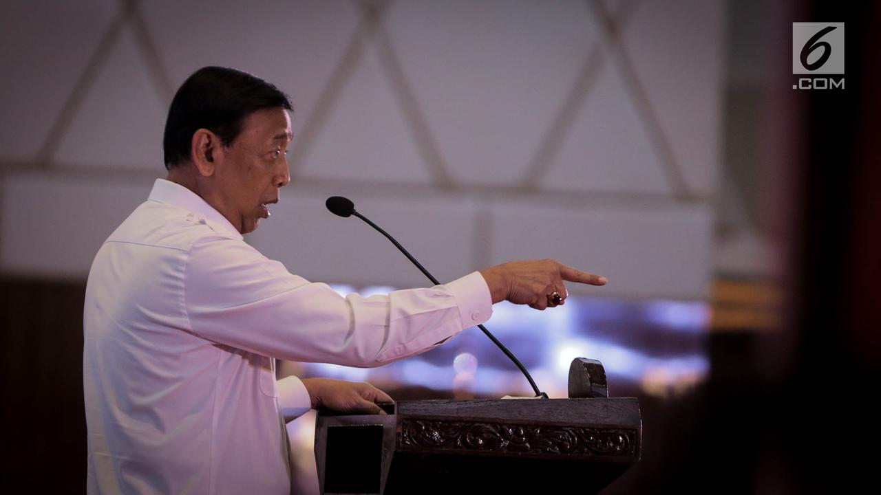 Wiranto Beri Arahan di Rakornas Bidang Kewaspadaan Nasional