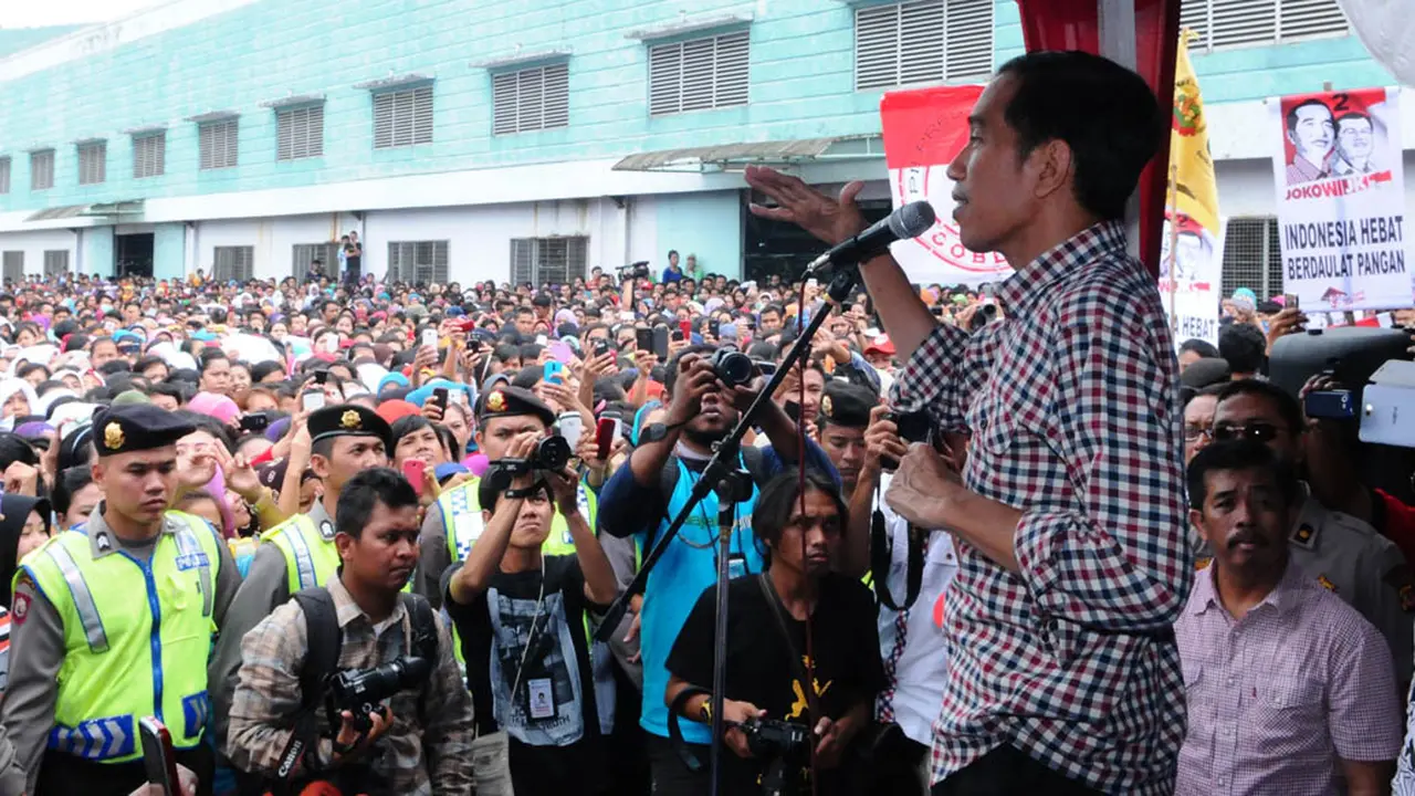 Ini Janji Jokowi Di Hadapan Ribuan Buruh