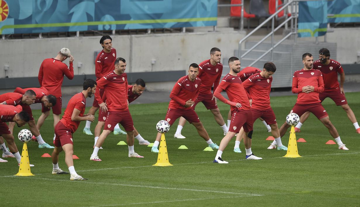 FOTO: Sesi Latihan Austria vs Makedonia Utara Jelang Euro ...