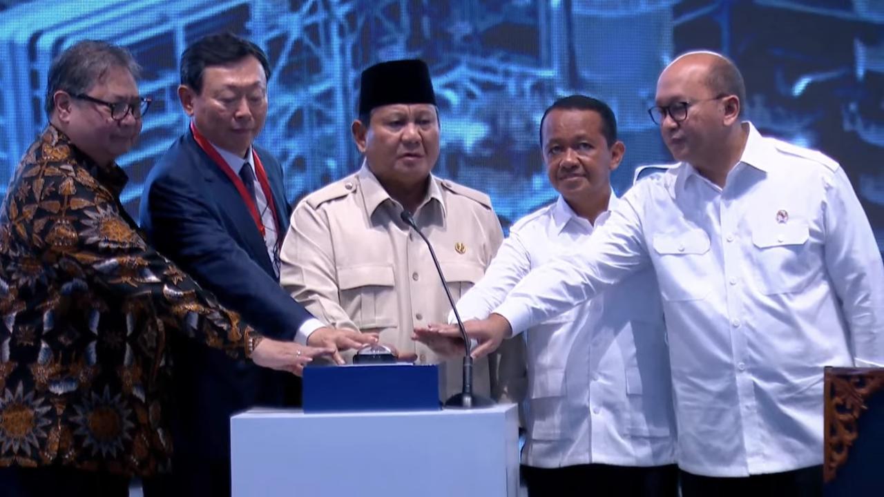 Prabowo: Jokowi Paling Paling Berjasa di Proyek Pabrik Petrokimia Lotte