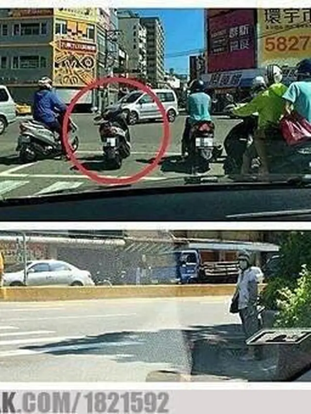 Kelakukan Tak Biasa yang Dilakukan Pemotor (1cak)