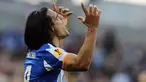 Luapan kegembiraan striker FC Porto Radamel Falcao usai mencetak gol ke gawang Sporting Braga dalam partai final UEFA Europa League di Dublin, Irlandia, 18 Mei 2011. AFP PHOTO/FRANCISCO LEONG