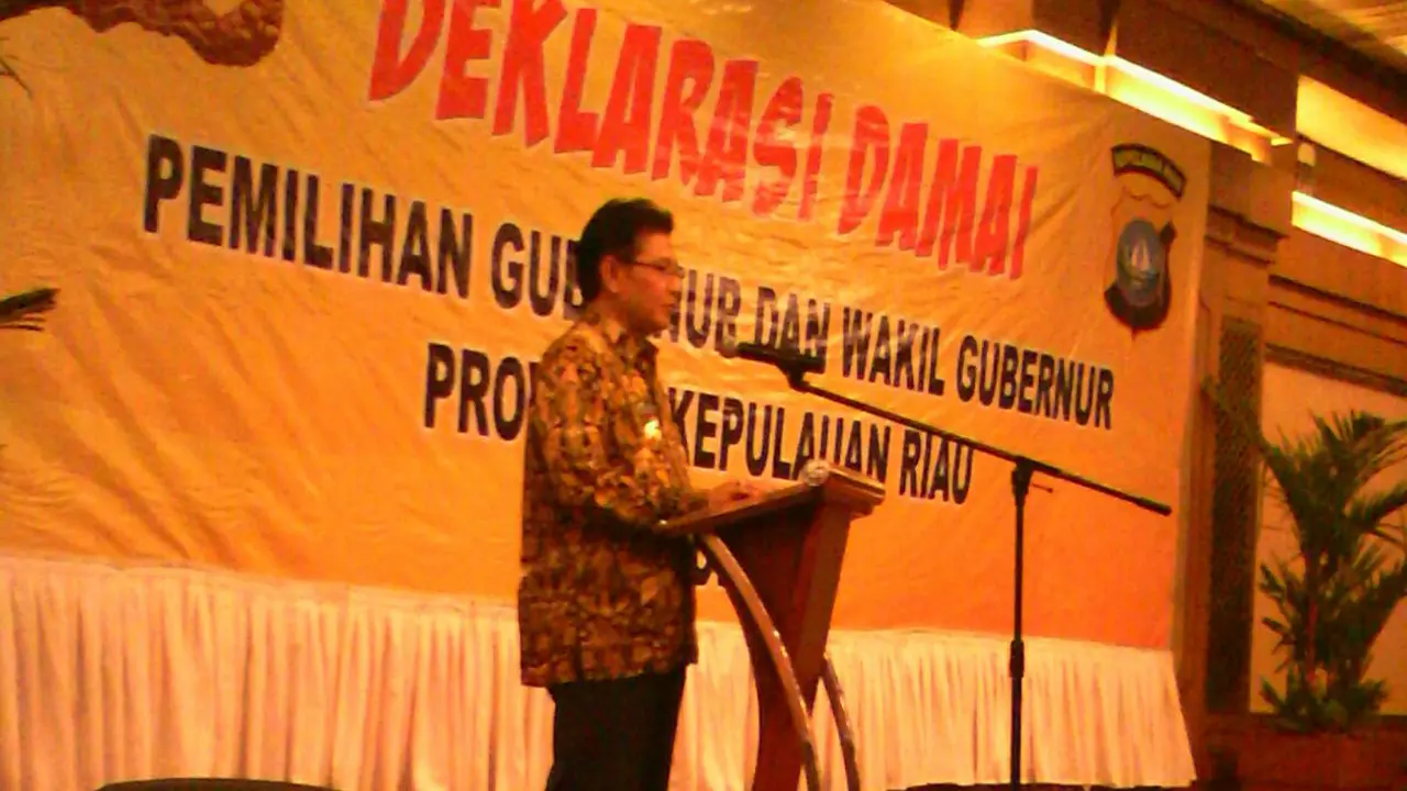 Deklarasi Damai Pilkada Riau