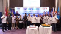 Konfederasi Serikat Pekerja Seluruh Indonesia (KSPSI) merayakan puncak peringatan Hari Ulang Tahun (HUT) ke-51 di Hotel Mercure Karawang, Jawa Barat, Rabu,28 Februari 2024. (Istimewa)