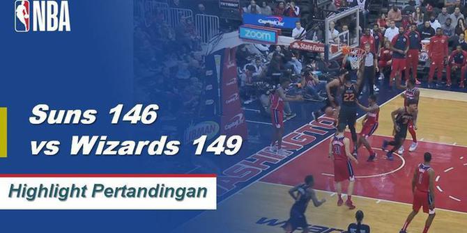 Cuplikan Hasil Pertandingan NBA : Suns 146 vs Wizards 149