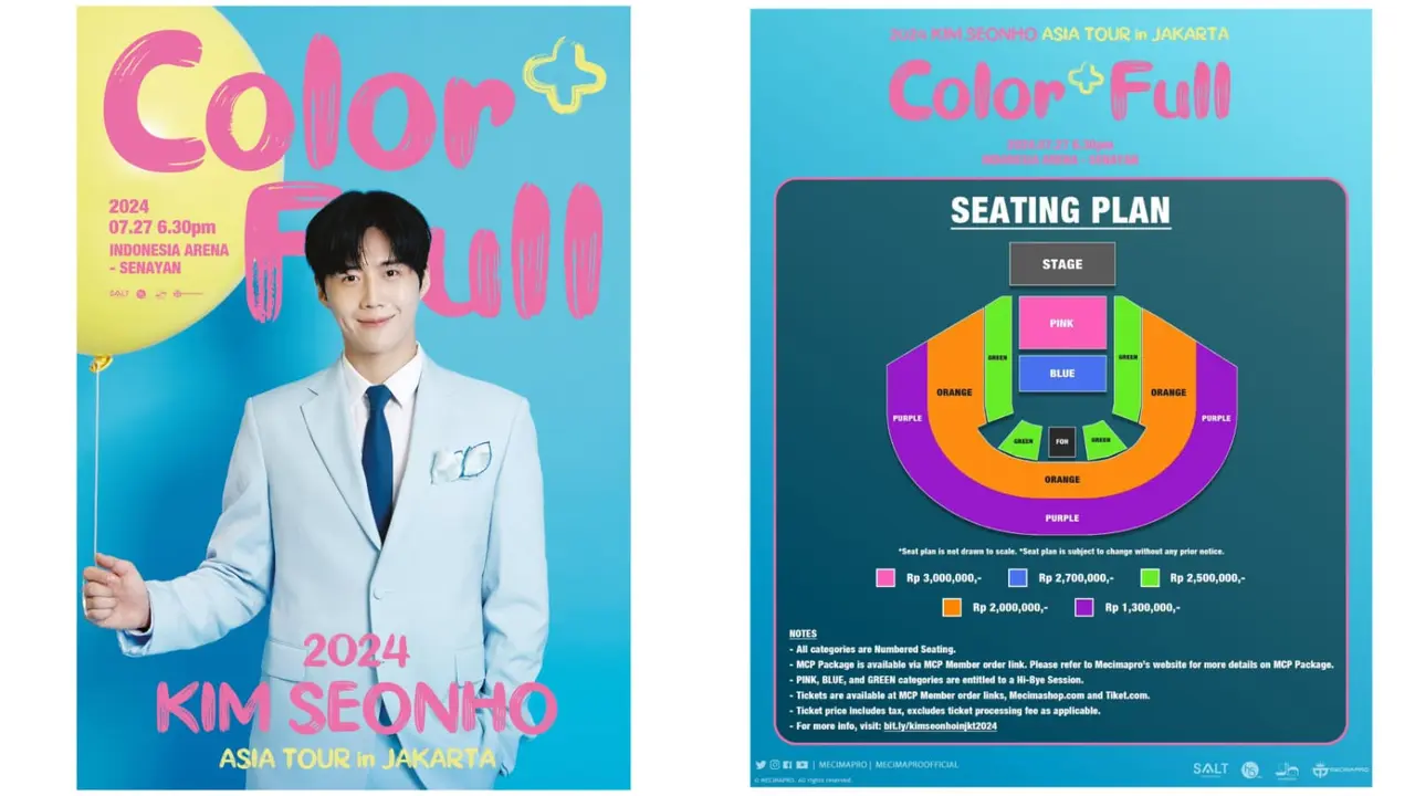 Berikut Seat Plan dan Harga Tiket Fan Meeting Kim Seon Ho di Jakarta yang Berlangsung di Indonesia Arena pada 27 Juli 2024 (twitter.com/mecimapro)