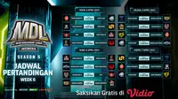Link Live Streaming MDL Indonesia Season 5 di Vidio Pekan Keenam, 4-7 April 2022. (Sumber : dok. vidio.com)