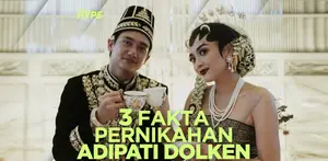 3 Fakta Pernikahan Adipati Dolken dan Canti Tachril