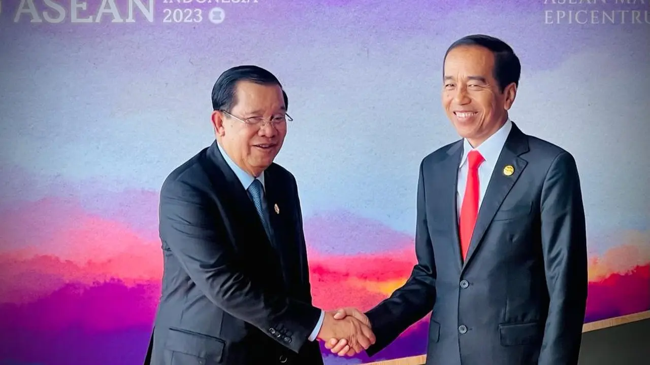 Presiden Joko Widodo menggelar pertemuan bilateral dengan Perdana Menteri Kamboja Hun Sen