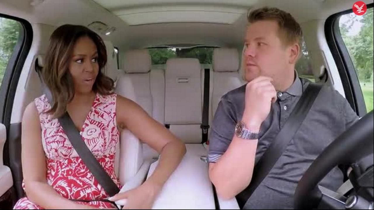 Aksi Michelle Obama Nyanyi Lagu Beyonce di Acara Carpool Karaoke