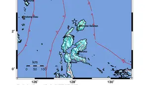 Gempa Magnitudo 6,2 Guncang Maluku Utara