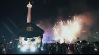 Kendaraan hias Polri dalam Karnaval HUT ke-80 RI (Istimewa)
