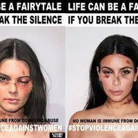 Kim Kardashian dan Kendall Jenner (via aceshowbiz.com)