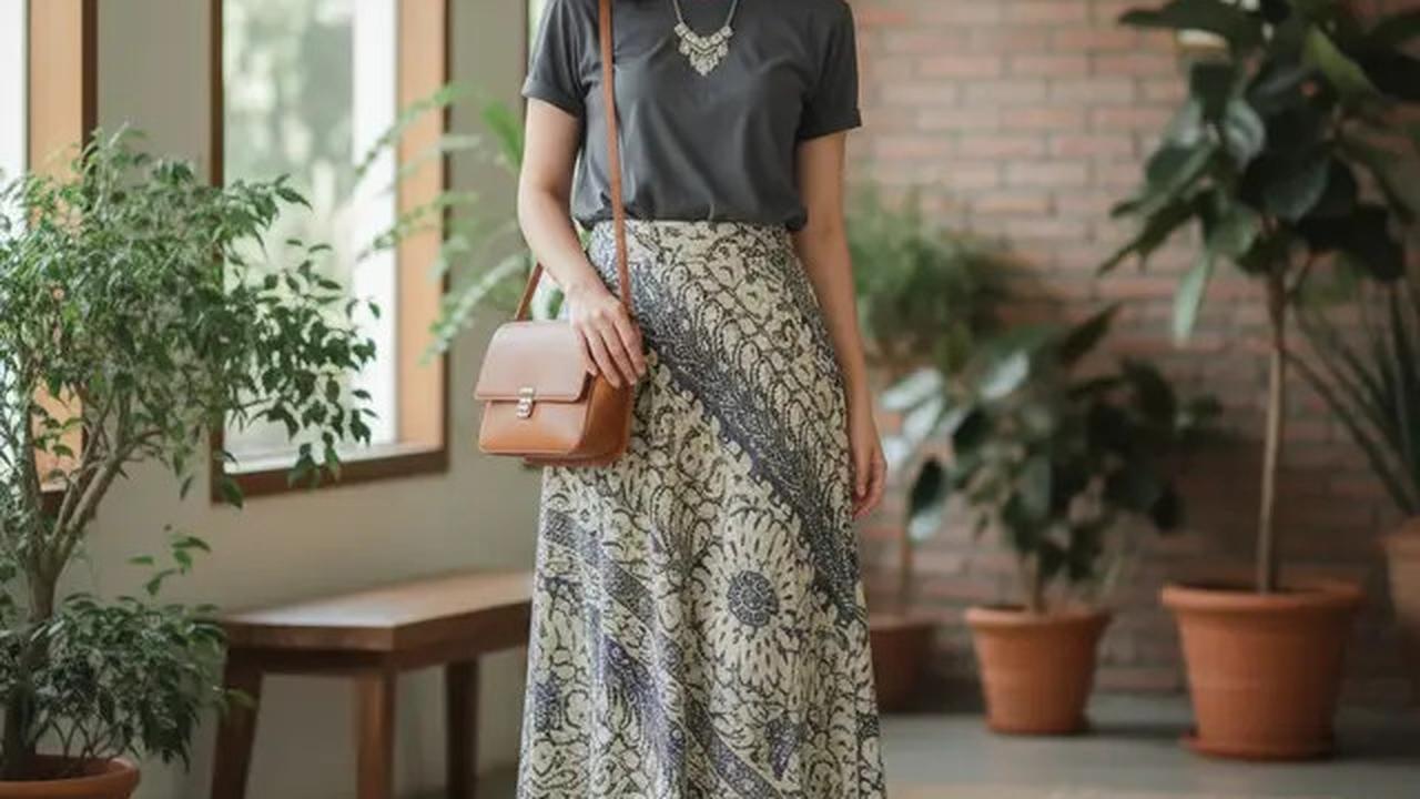 Rok Batik Midi Cocok dengan Baju Apa? Ini 9 Pilihan yang Bikin Penampilan Makin Stylish