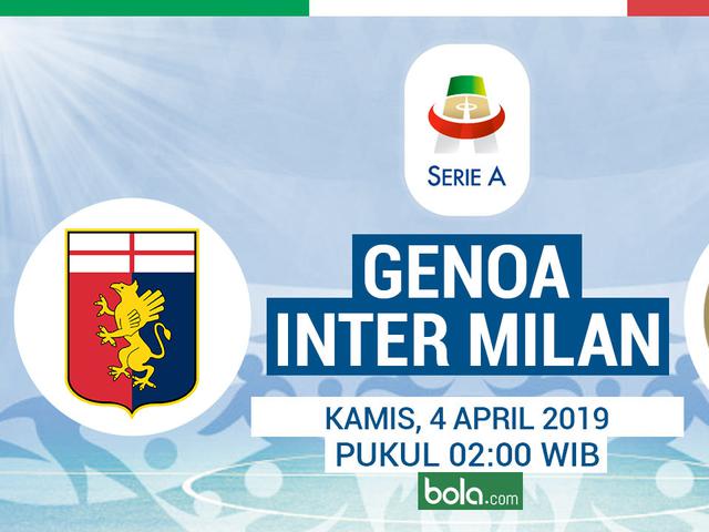 Serie A Data Dan Fakta Genoa Vs Inter Milan Bola Liputan6 Com