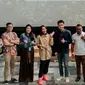 Acara peluncuran makanan ringan Fastbite di Tokopedia Tower, Kuningan, Jakarta Selatan, Jumat, 22 November 2019 (Liputan6.com/Komarudin)