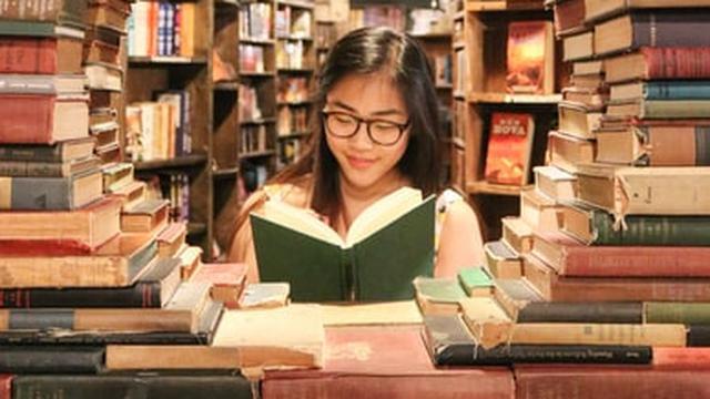 Ilustrasi gemar membaca