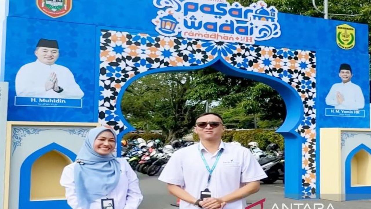 QRIS Bank Kalsel Mudahkan Transaksi di Pasar Wadai Ramadhan 1447 H, Belanja Takjil Lebih Praktis