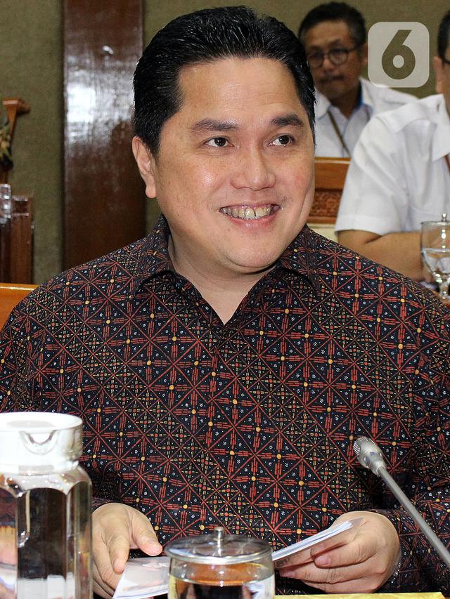 Erick Thohir Rapat Perdana di DPR