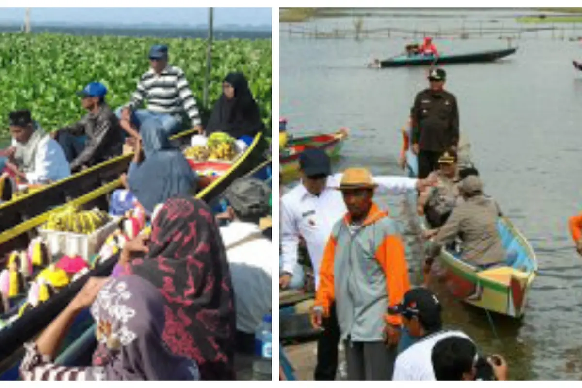 ritual danau tempe