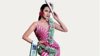 Miss Eco Indonesia 2020, Intan Wisni Permatasari. (dok.Instagram @intanwisni89/https://www.instagram.com/p/CNPc1esnHBM/Henry)