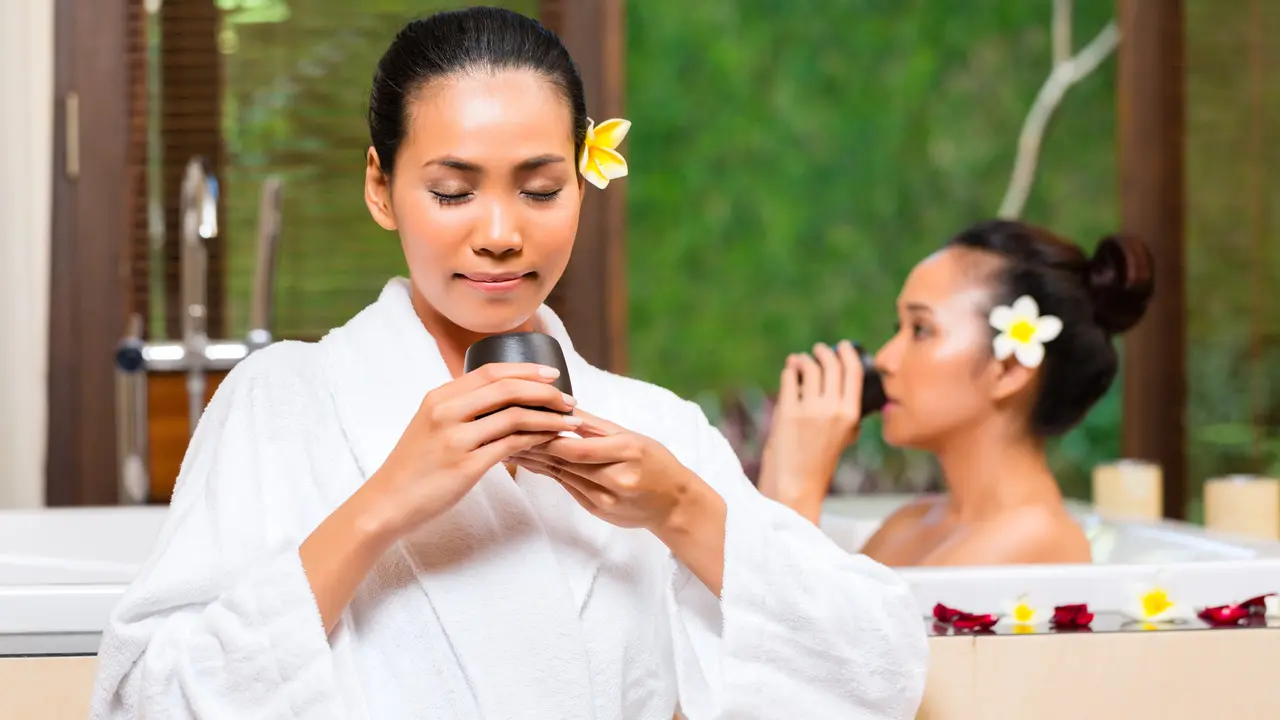 Ilustrasi wellness travel