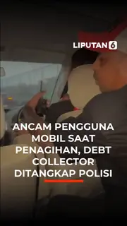 Ancam Pengguna Mobil Saat Penagihan, Debt Collector Ditangkap Polisi