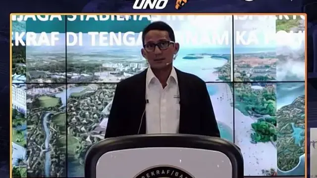 Menparekraf Sandiaga Uno di The Weekly Brief with Sandi Uno, Senin, 23 Oktober 2023