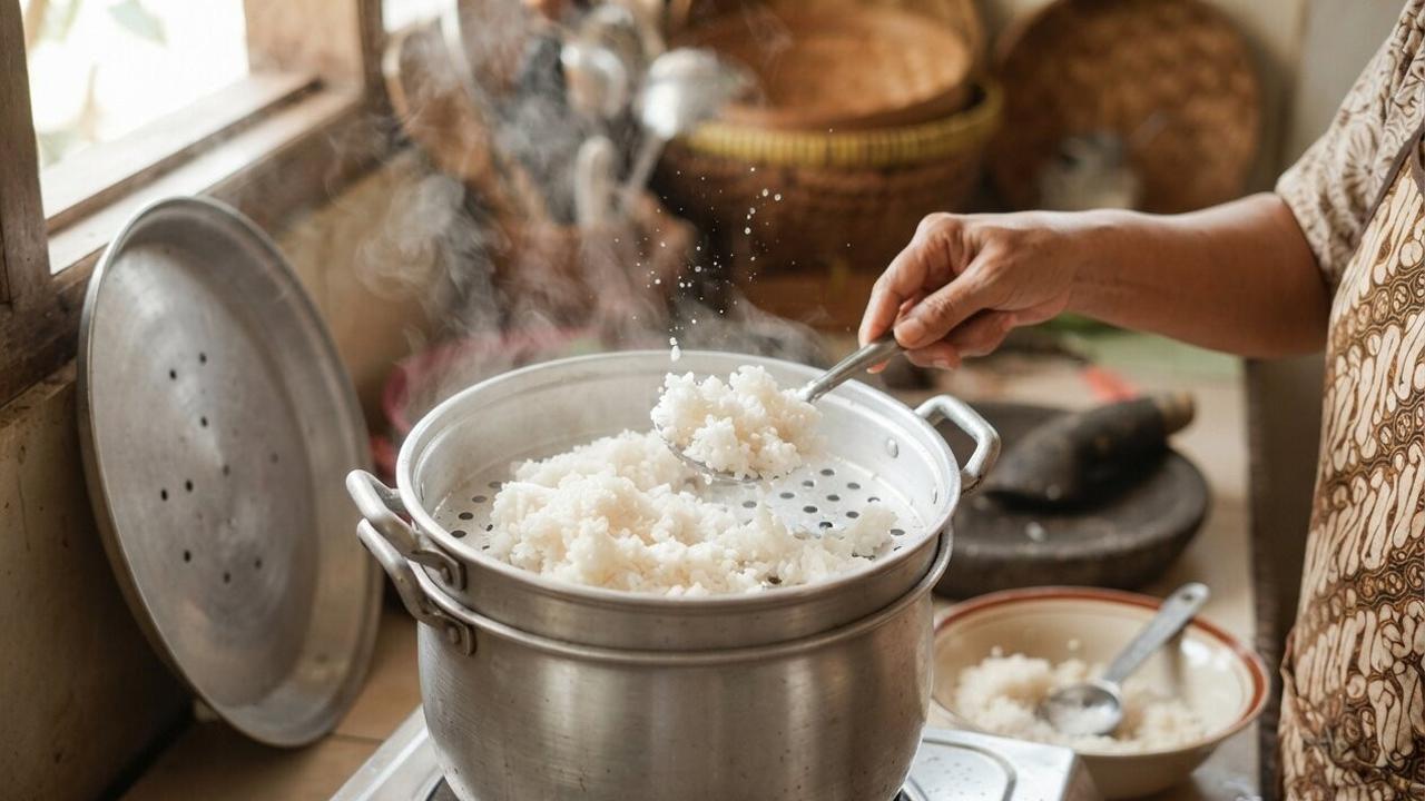 Cara Menghangatkan Nasi Dingin Tanpa Rice Cooker agar Kembali Pulen Seperti Baru Matang
