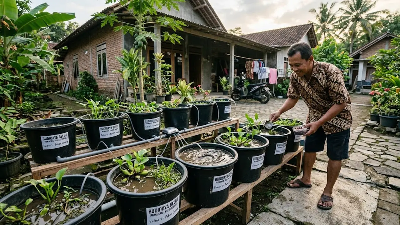 Cara Budidaya Belut di Ember untuk Pemula