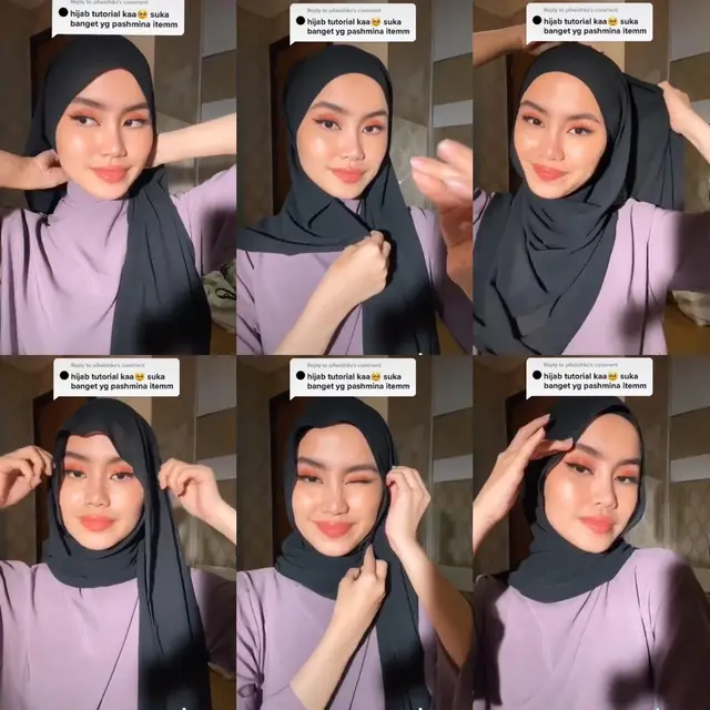 5 Cara Memakai Hijab Pashmina Trendy ala Lesti Kejora hingga Citra Kirana, Cocok untuk Lebaran