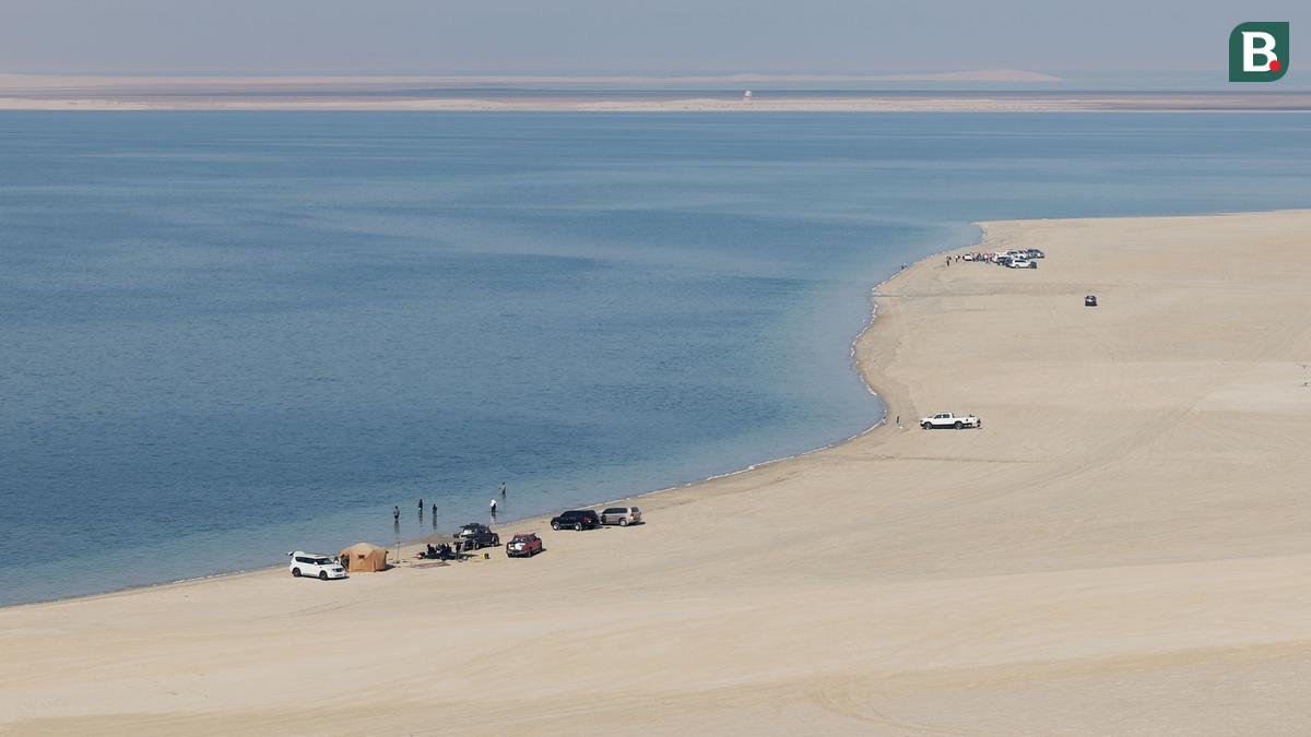 Foto: Sensasi Menjelajah Gurun Sealine di Qatar, Sisi Lain Menikmati