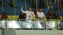 <p>Raffi Ahmad (kiri) saat menyaksikan laga pekan ke-16 BRI Liga 1 2023/2024 antara Persija Jakarta menghadapi Rans Nusantara FC di Stadion Patriot Candrabhaga, Bekasi, Minggu (22/10/2023) malam WIB. (Bola.com/Abdul Aziz)</p>