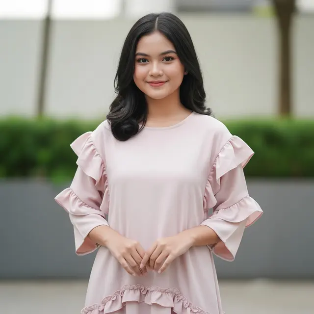 Model Dress Anak Polos dengan Desain Kekinian (Gemini AI)